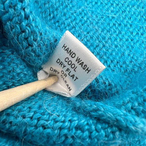 Alpaca Imports Vtg Y2K Colorblock Fair Isle Alpaca Wool Sweater Womens M