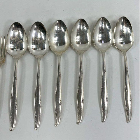 Community Morning Star & Rogers Remembrance Silver Plate 74pc Lot