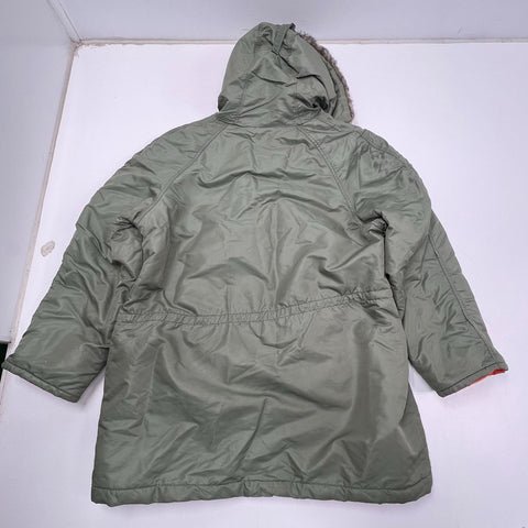 Vintage 70s Military Sage Green M-3B Antarctic Parka Jacket Coat Men's L