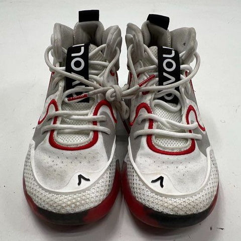 Avoli FP21G-660 Mid Top Basketball Shoes White Red Grey Women's Size 6