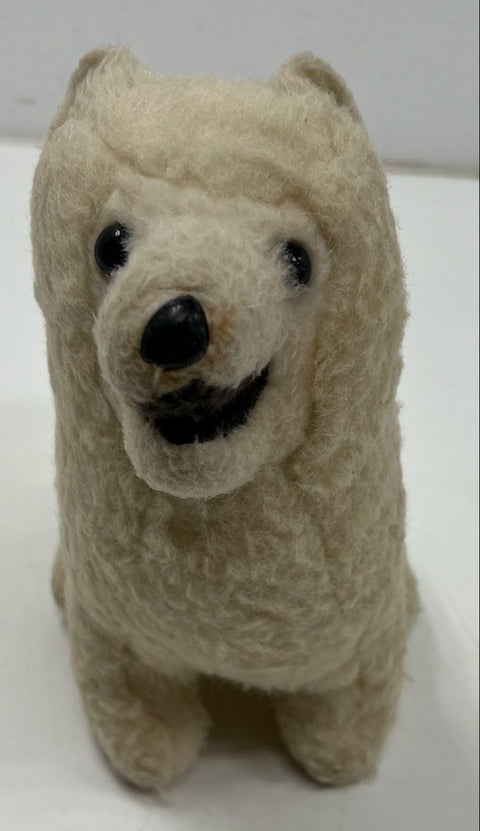 Vintage 1977 R. Dakin Pillow Pets White Plush Dog Samoyed Puppy 13 Inch Tagged