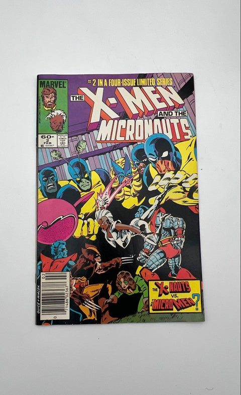 X-Men and the Micronauts #2 #3 #4 Comic Lot Marvel 1984 Limited Series