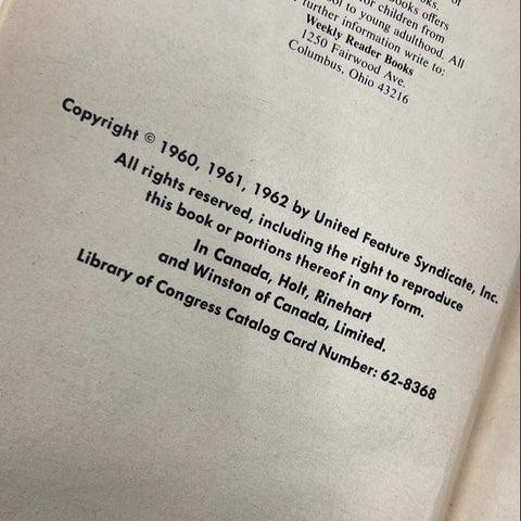 Vintage Peanuts Charlie Brown Berenstain Disney 6 Book Lot Random House 1960s