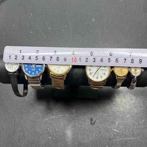 Lot of 6 Timex Watches Men & Women's *Not Tested Repairs Needed Analog