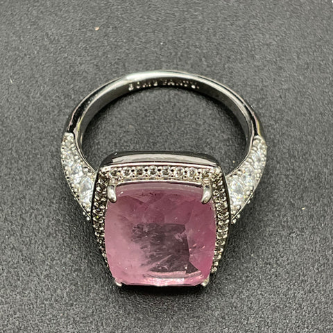 Bomb Party Mental Health Color Change Ring Rhodium Plated Size 9 RG88736