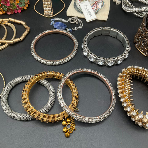 Pura Vida Fashion Costume Bracelet Jewelry Lot 35+ Bangles Cuffs Mixed Styles