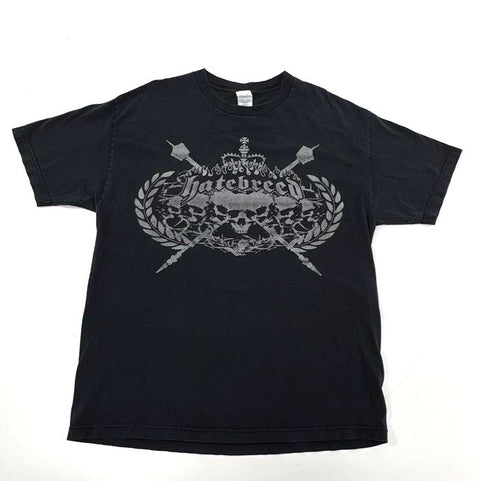 Vintage 2000s Hatebreed Band Graphic T-Shirt Double Stitch Alstyle AAA Sz XL