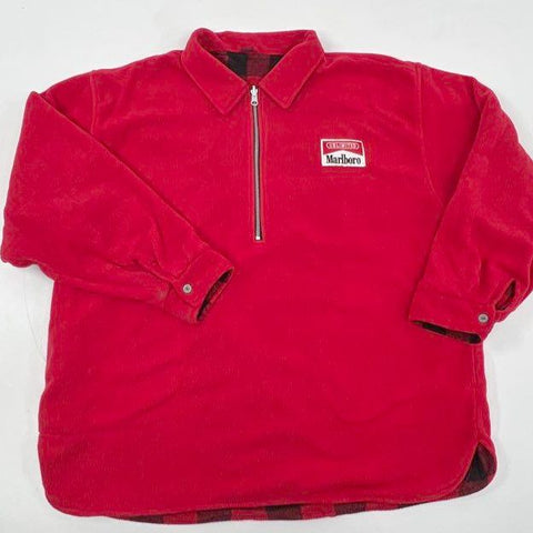 Vintage 90s Marlboro Adventure Team Fleece & Windbreaker Pullover Lot Sz L XXL