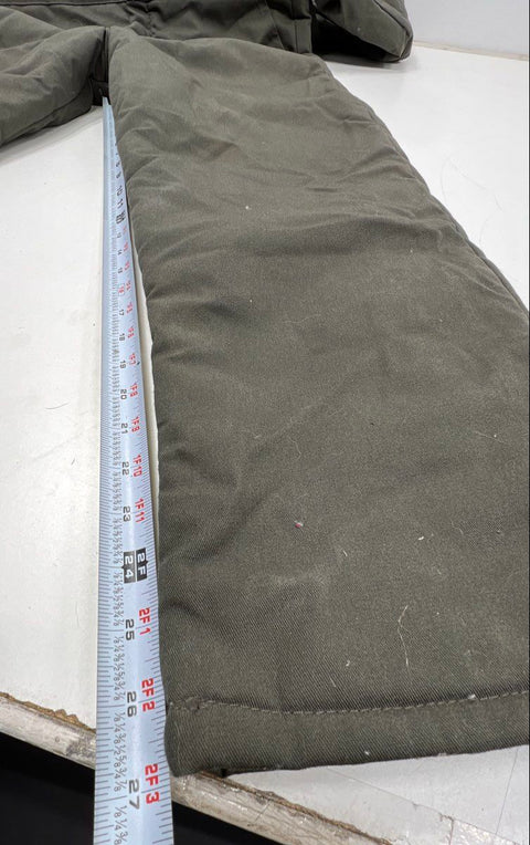 Vintage 80s KEY Quilt Lined Duck Canvas Workwear Coveralls Made in USA Sz XL