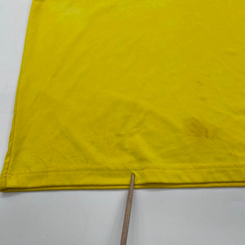 Adidas Men's Yellow Hu Holi Knit Tee T-Shirt Size M CW9102
