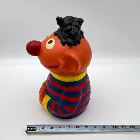 Vintage Sesame Street Ernie Cookie Jar Muppets Inc Ceramic 13 Inch 1970s