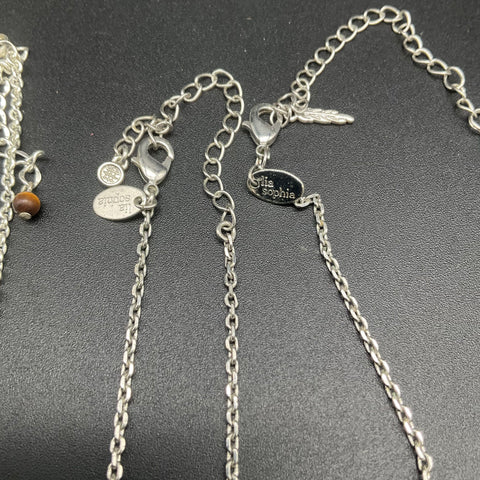 Lia Sophia & Fashion Jewelry Lot of 11 Necklaces Abalone Alabama Boho Star Dance