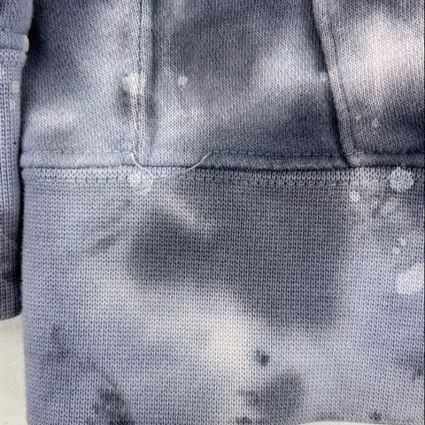 Nike Men's Sportswear Club Fleece Zero Gravity Hoodie Gray Tie-Dye Size S