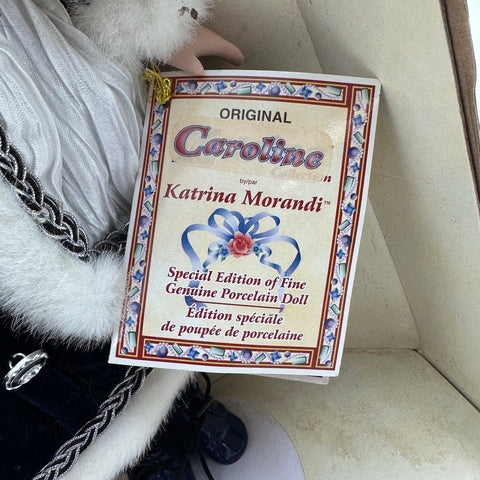 Katrina Collection Porcelain Doll Caroline Morandi Limited Edition 20" NIB