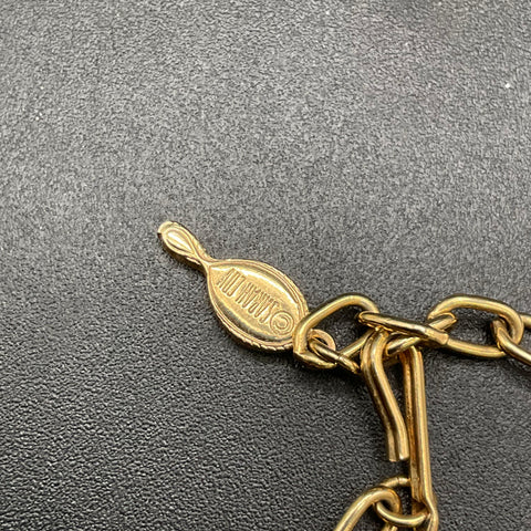 Vintage Sarah Coventry Jewelry Lot of 4 Gold Tone Necklace Clip-On Earrings
