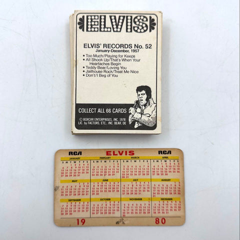 Vintage Elvis Presley Trading Card Lot 1978 Boxcar Enterprises 1980 RCA Photos