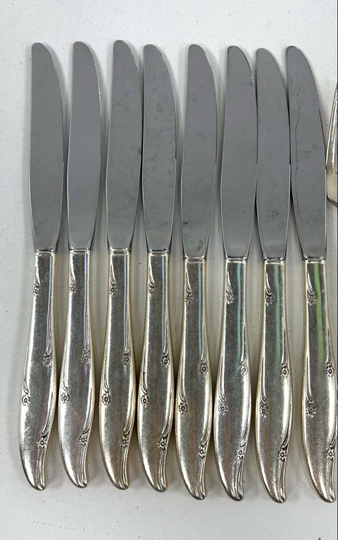 Community Morning Star & Rogers Remembrance Silver Plate 74pc Lot