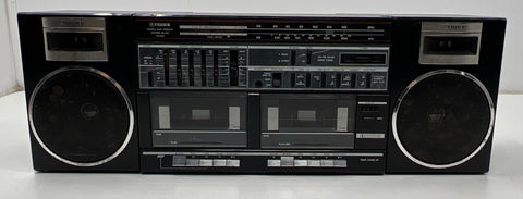 Vintage Fisher PH-463 Portable Stereo Boombox Dual Cassette EQ Sold As-Is