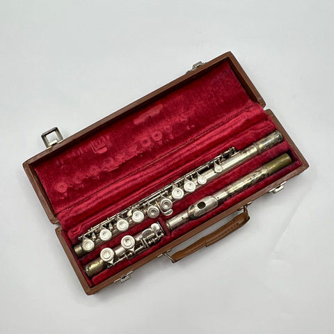 Artley 18-O Nogales Student Flute with Hard Case Silver Plated