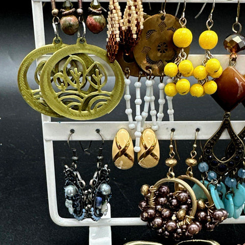 Mixed Fashion Earrings Costume Jewelry Lot Boho Retro Dangle Hoop Stud 20+ Pcs