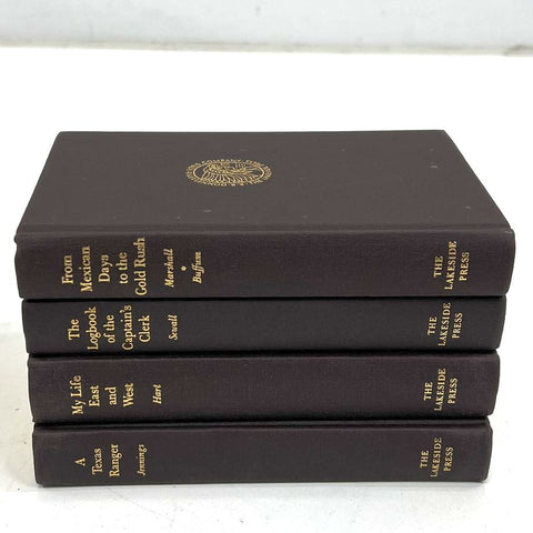 Lakeside Press Classics Lot of 4 Books 1992-1995 Texas Ranger Gold Rush