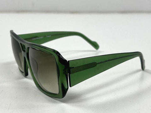 SEEMMONDO Trapper Women's Green Square Oversized Gradient Sunglasses Sz One Size