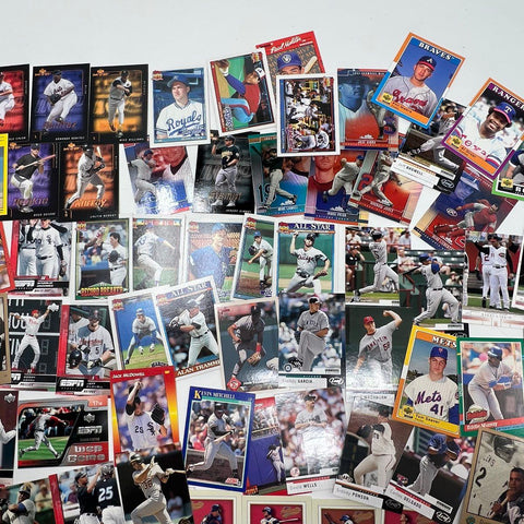 Baseball Card Lot Topps Upper Deck Fleer 1980s 1990s 2000s Junk Wax Era Stars