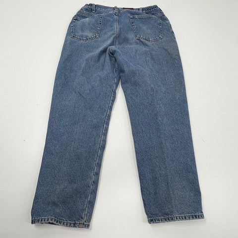 Vintage LL Bean Men's Flannel Lined Jeans & Chinos Pants Lot of 2 Sz 36x30