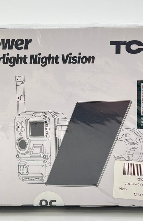 Voopeak TC35 4G Solar Power Trail Camera Starlight Night Vision NIB Sealed