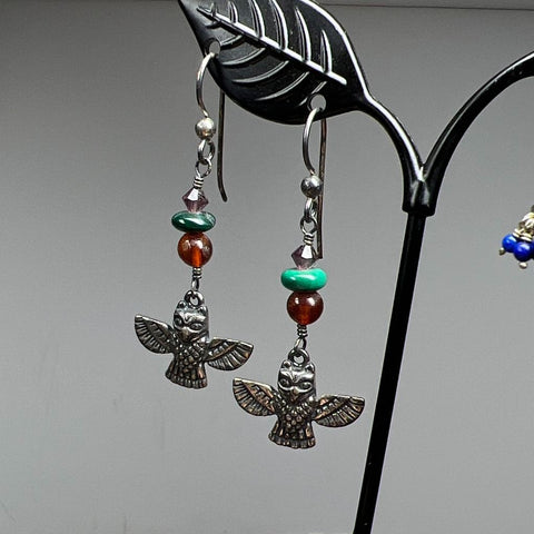 925 Sterling Silver Dangle Earrings 15.2g 4 Pair