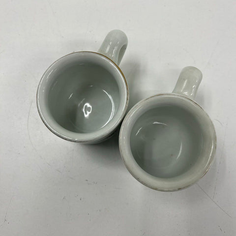 Vintage Dennis The Menace 2 Piece Mini Mug Cup Set Cartoon Comic Strip