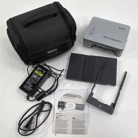 Y2K Sony PictureStation DPP-FP30 Digital Photo Printer w/ Case & Accessories