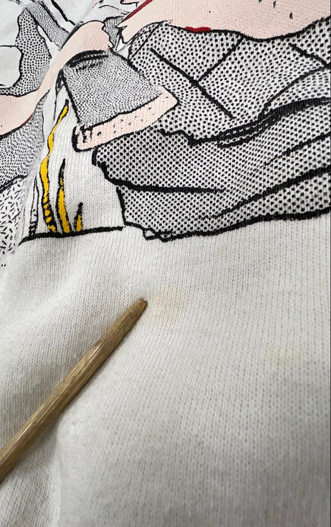 Vintage 80s Life on the Wild Side Hunting Cartoon Raglan Sweatshirt Sz XL