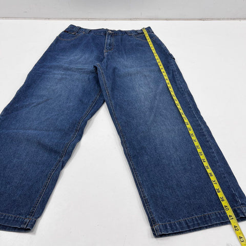 Vintage Y2K Southpole Baggy Carpenter Denim Jeans Blue Skater Sz 36x30