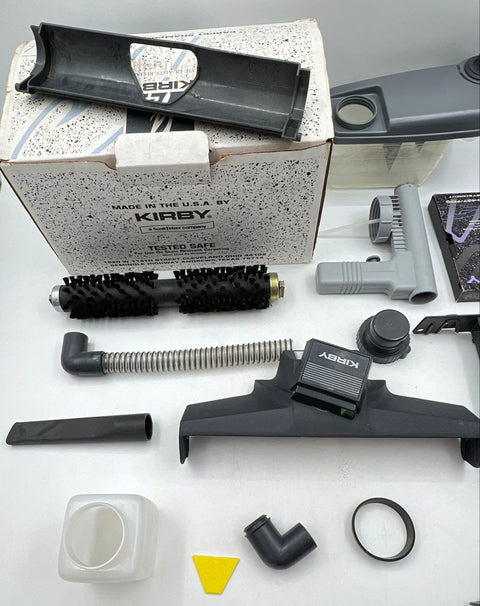 Kirby Carpet Shampoo System Accessory Lot Roller Brush Tank Hose Vintage USA
