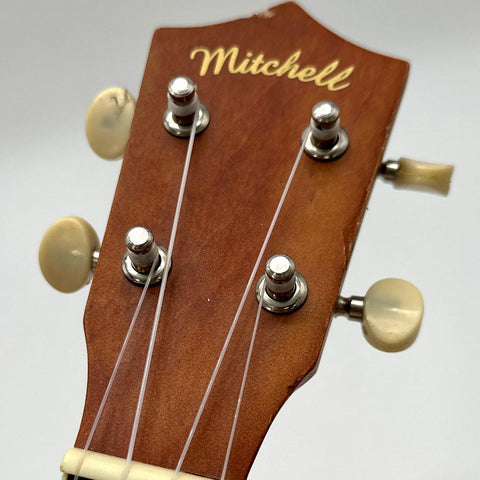 Mitchell MU40NT Soprano Ukulele 4-String Natural Finish Bound Body