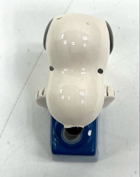 Vintage 1966 Peanuts Snoopy Ink Well Pen Holder Ceramic Figurine UFS