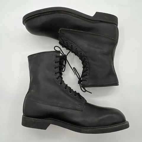 Vintage 1992 Wolverine US Military Issue Black Leather Combat Boots Size 12W