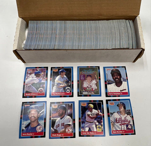 Baseball Card Lot Late 1980s-Early 1990s Donruss Leaf 3 Boxes See Photos