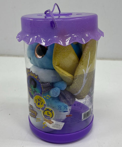 Glowies Fireflies Blue Plush Toy Light & Sound Lullaby Sleeping Companion Open