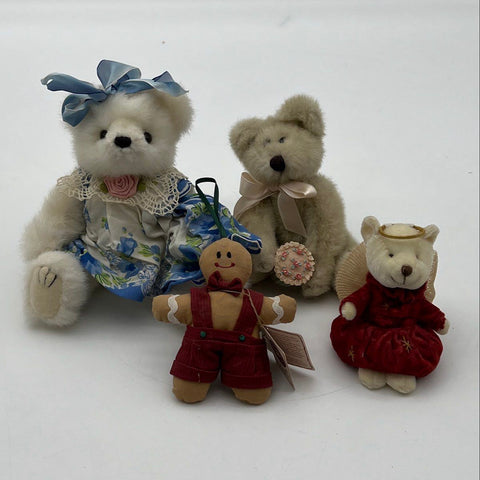 Boyds Bears Plush Collection Lot Vintage Holiday & Theme Bears 10 Pieces