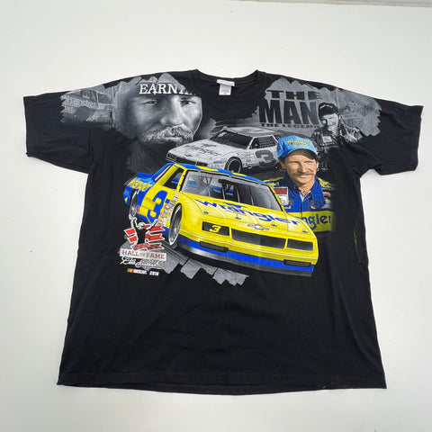 Vintage 2010 Dale Earnhardt Sr Jr NASCAR Hall of Fame Chase T-Shirt Sz 3X