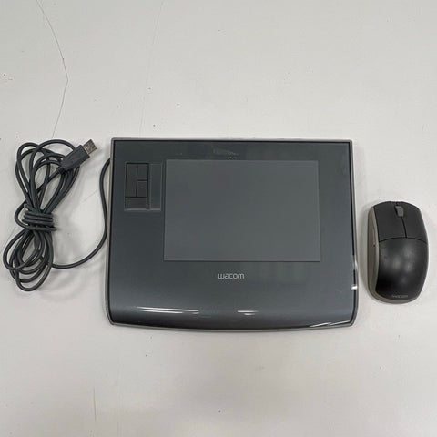 Vintage Wacom Intuos3 PTZ-431W 4x6 Graphics Drawing Tablet w/ Mouse