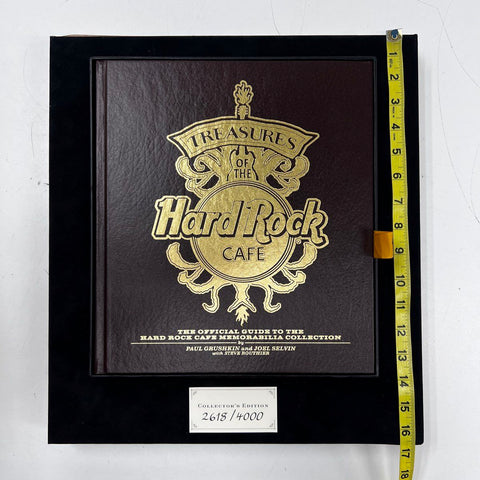 Treasures of the Hard Rock Cafe Collector's Edition Numbered 2618/4000 17x15