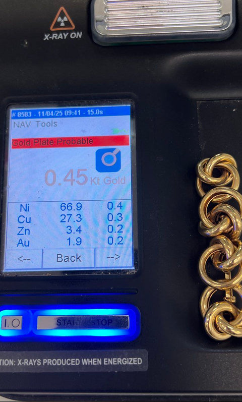 Kirks Folly Gold Plated Interlocking Twist Knot Bar Pin Brooch Vintage