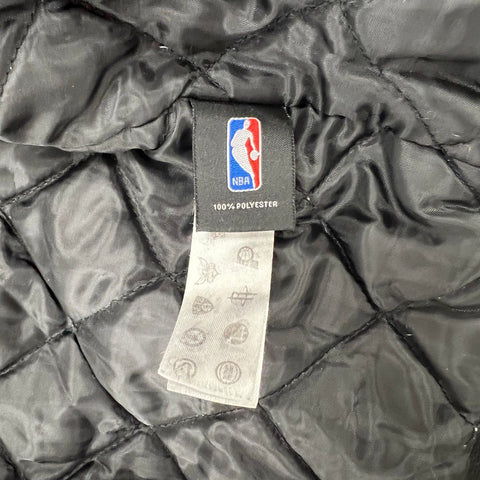Ultra Game Men's Los Angeles Lakers Black Quilted Varsity Bomber Jacket Sz S