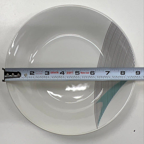 Bohemia Czechoslovakia Modernist Line Pattern Dinnerware 19pc Set Ceramic