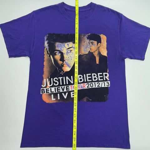 Justin Bieber Believe Tour 2012 2013 Live T-Shirt Carly Rae Jepsen Youth Sz M