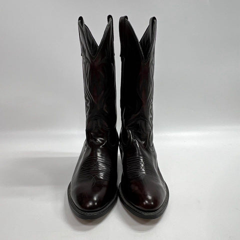 Laredo 4216 Black Cherry Leather Western Cowboy Boots Men's Size 9 EW