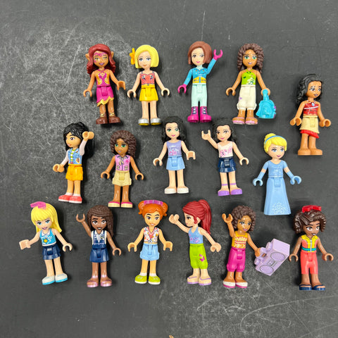 LEGO Cinderella Moana Elves +12 Friends Minidoll Figure Lot Authentic Mixed